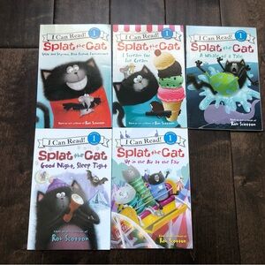 I can read level 1 splat the cat 5 books set